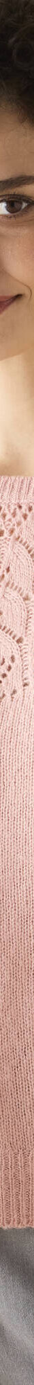 Trui met details in pointelletricot (grijsroze) Trui met details in pointelletricot (grijsroze)